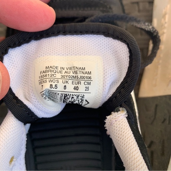 Converse Black and White Athletic Shoes - Picture 8 of 9